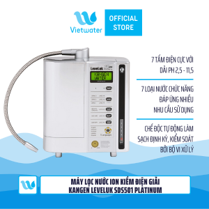 Máy lọc nước ion kiềm điện giải Kangen Leveluk SD501 Platinum
